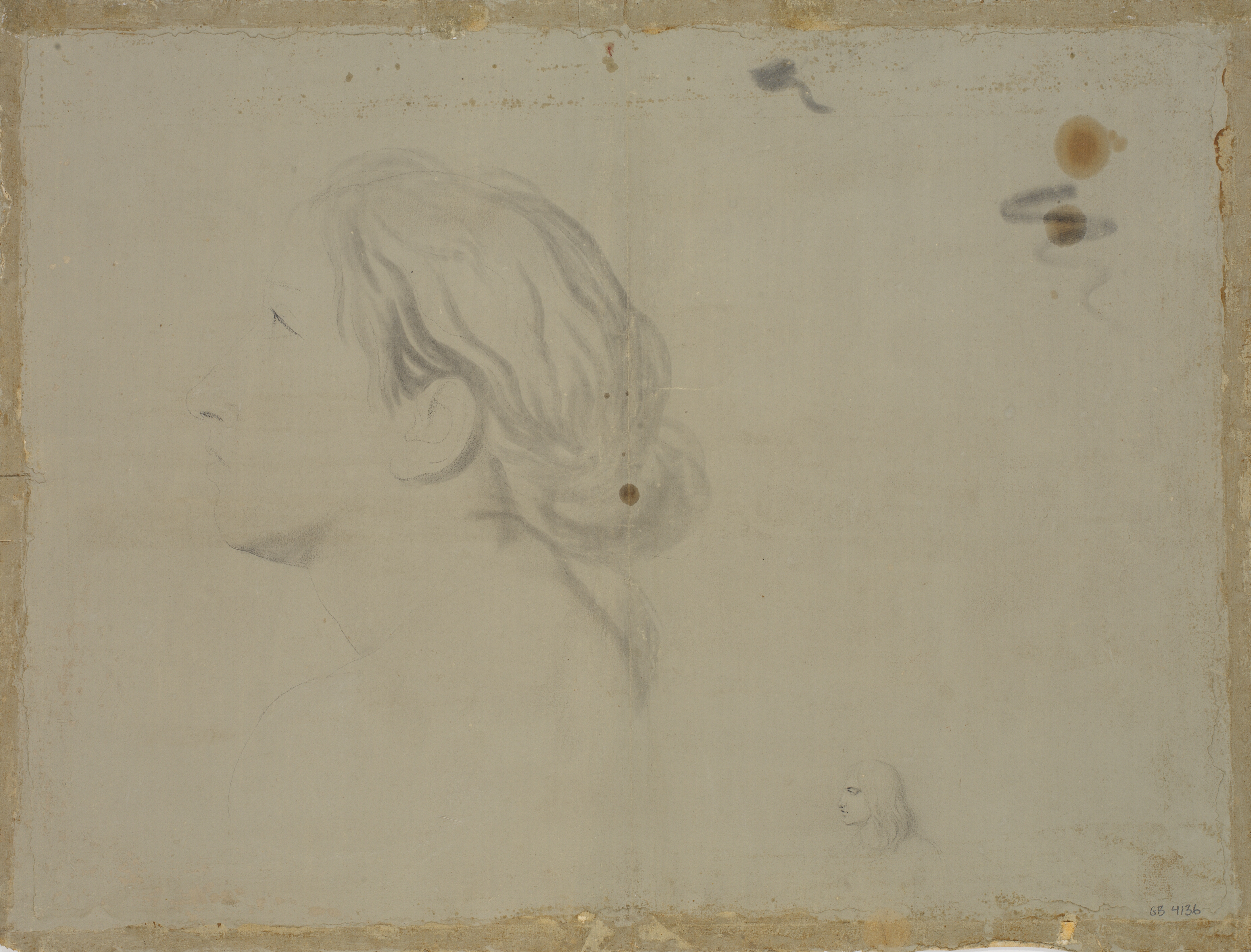 To ansigter i profil mod venstre